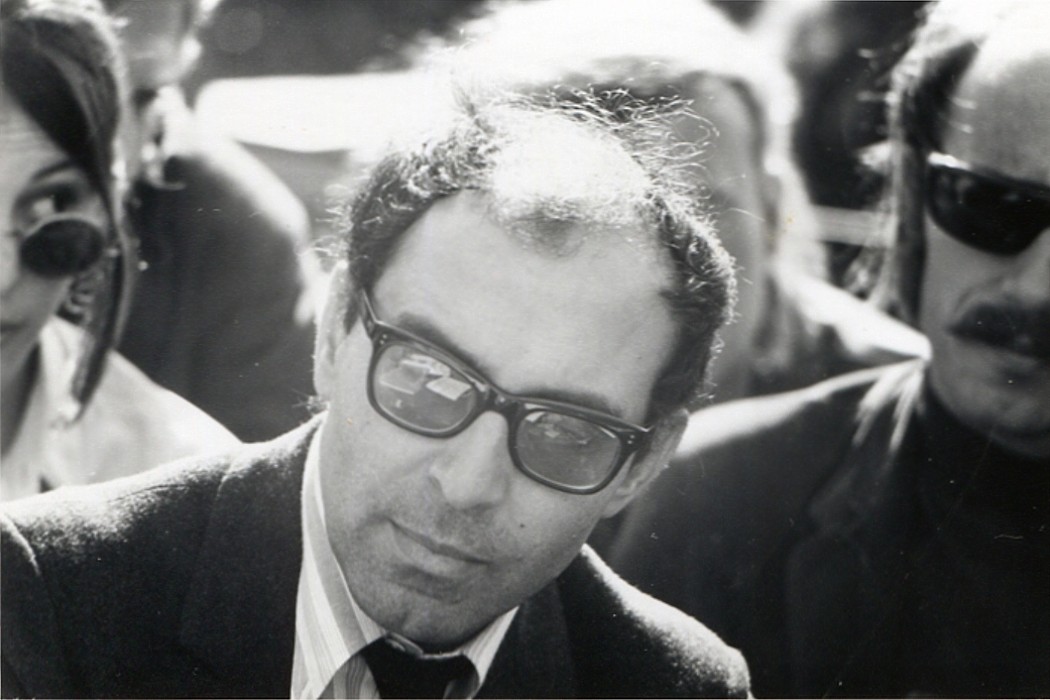 'Jean-Luc Godard at Berkeley, 1968' by Gary Stevens